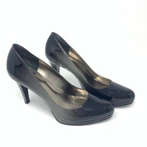 Anne Taylor Karli Grey Black ombré patent pumps